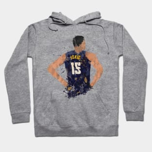 Nikola Jokic Paint Splatter Art Hoodie